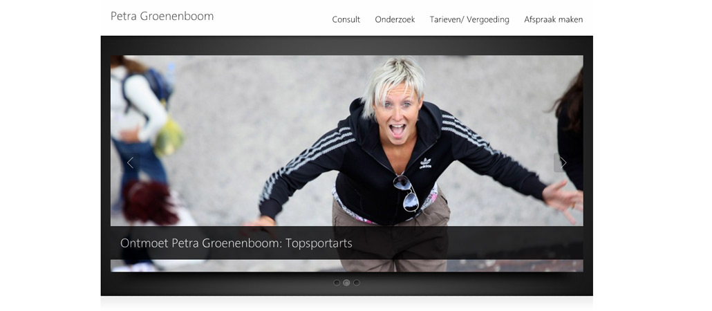 Meet one of the best sports physicians in the Netherlands and her new website!